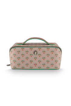 Pip Studio Necessär Cyrille Medium Jaipur Flower Khaki Green