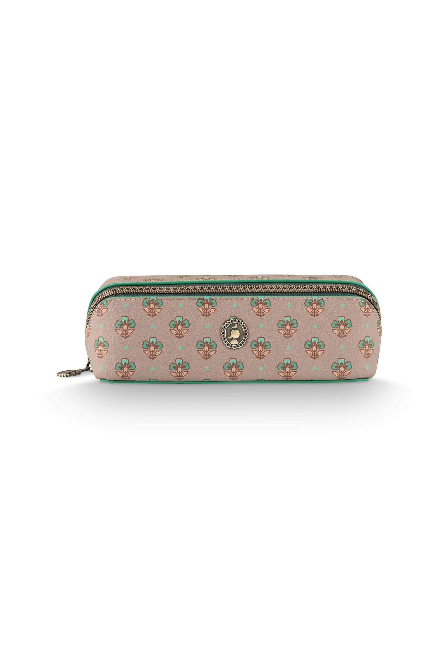 Pip Studio Necessär Cyrille Small Jaipur Flower Khaki Green