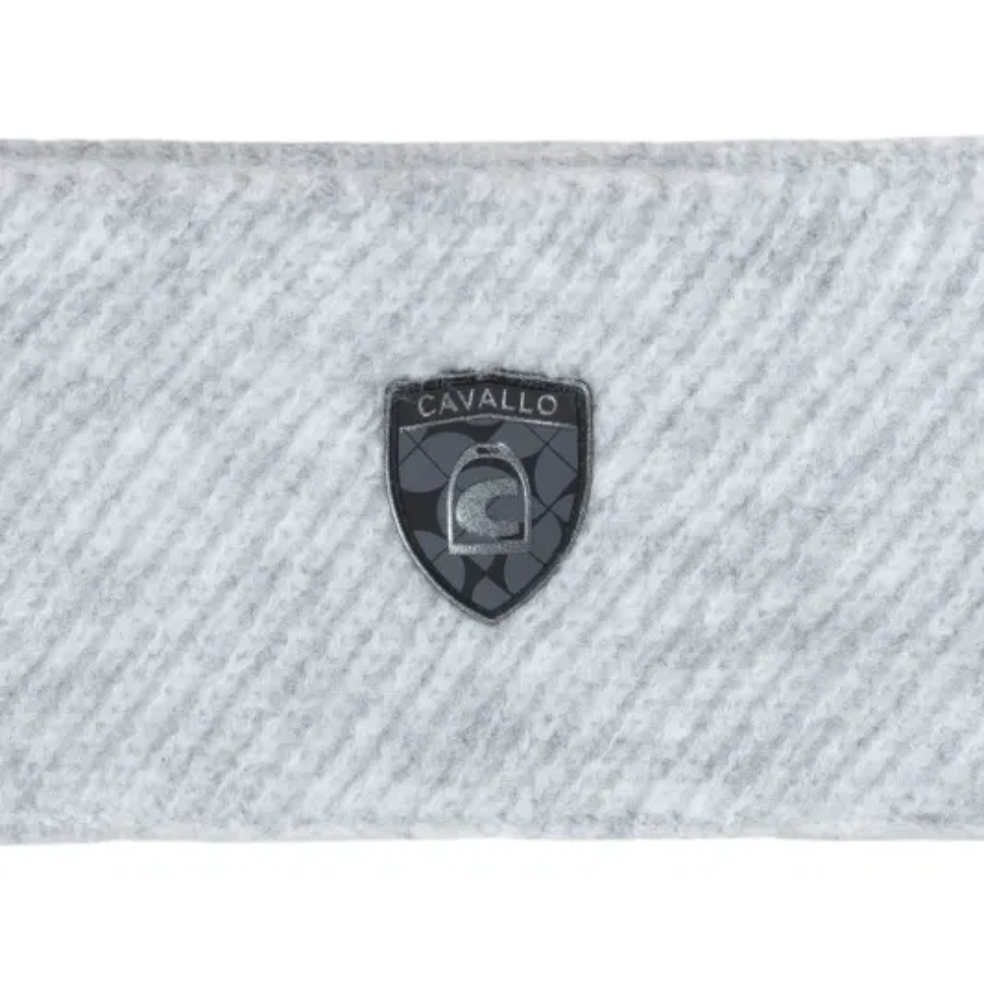CAVALLO KNITTED HEADBAND CAVALDULCY - GREY MELANGE - 2
