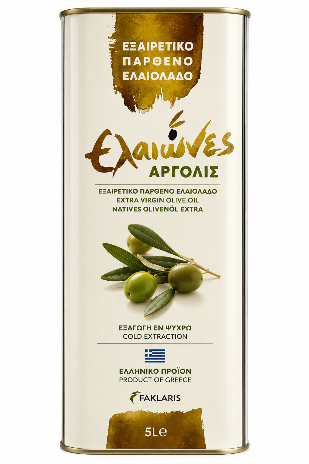 Eleones Argolis Extra Virgin Olivolja 5L - 5
