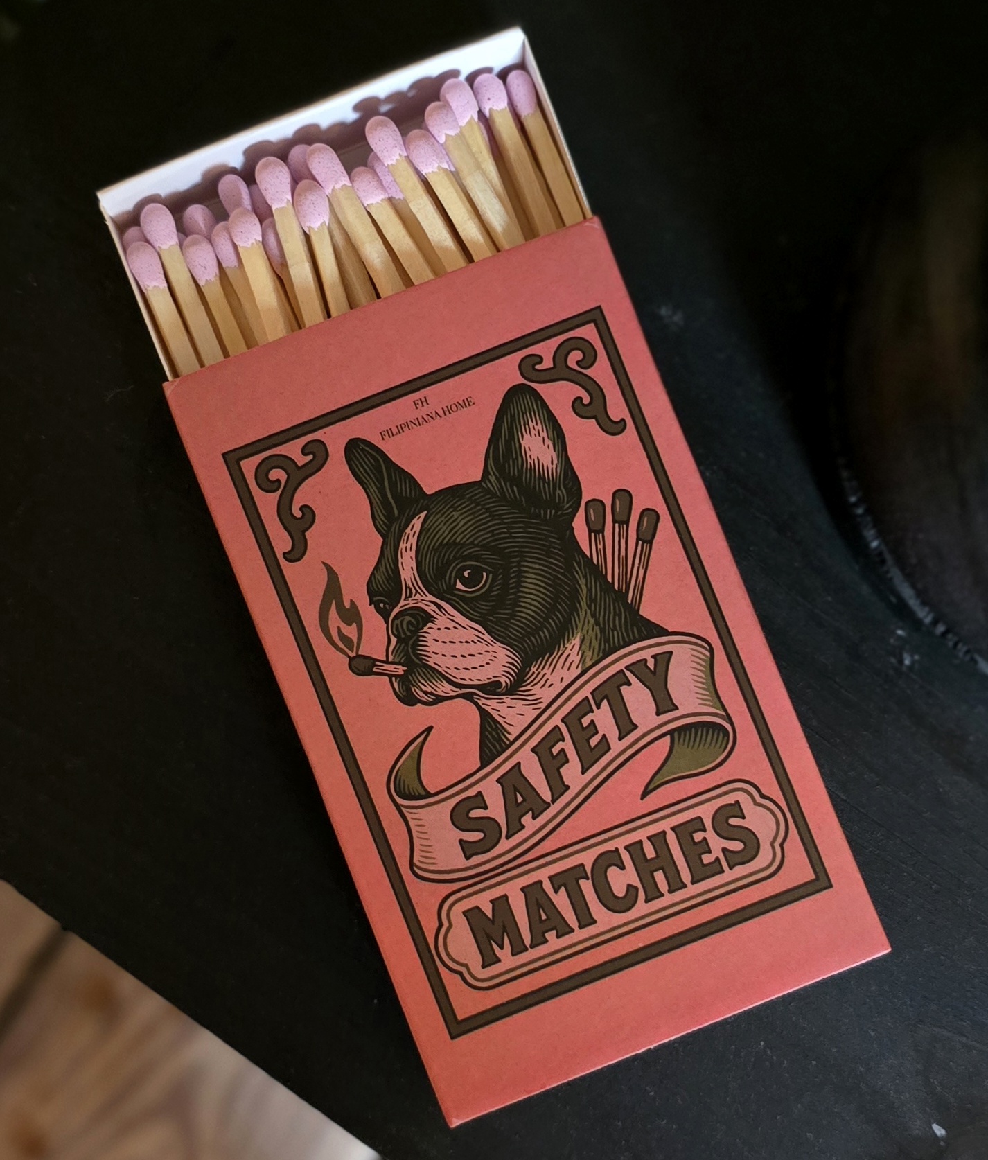 Tändsticksask Stor - Bulldog - 3