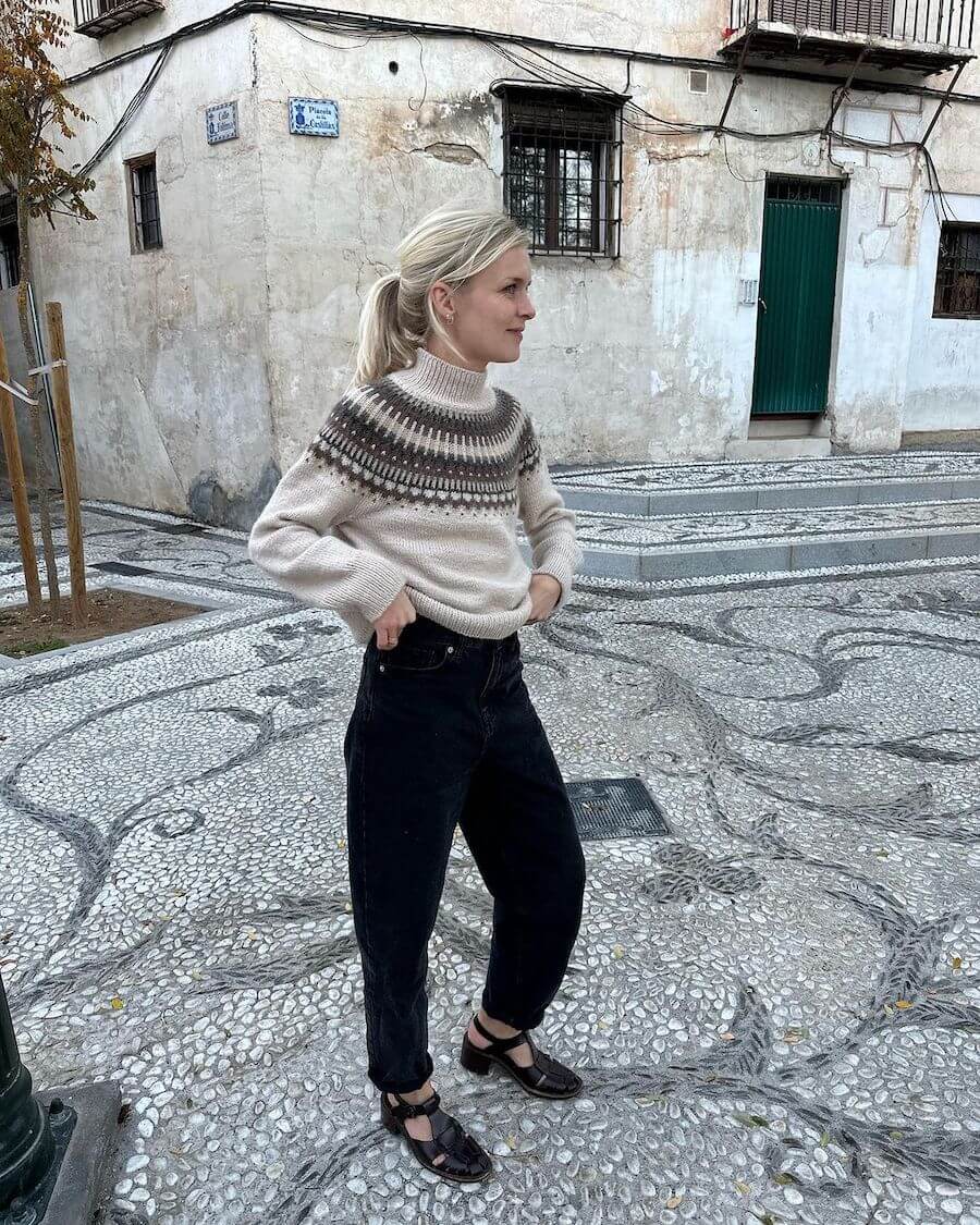PetiteKnit Celeste Sweater (20 m flerfärgsstick st 4-4,5) - 5