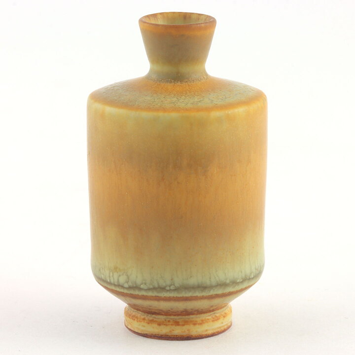 Berndt Friberg (1960s) Unique Brown Haresfur Vase 5 cm
