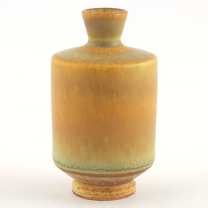 Berndt Friberg (1960s) Unique Brown Haresfur Vase 5 cm