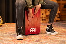 Meinl Headliner Snare Cajon Black - MCAJ100BK-TRF - Tango Red Fade