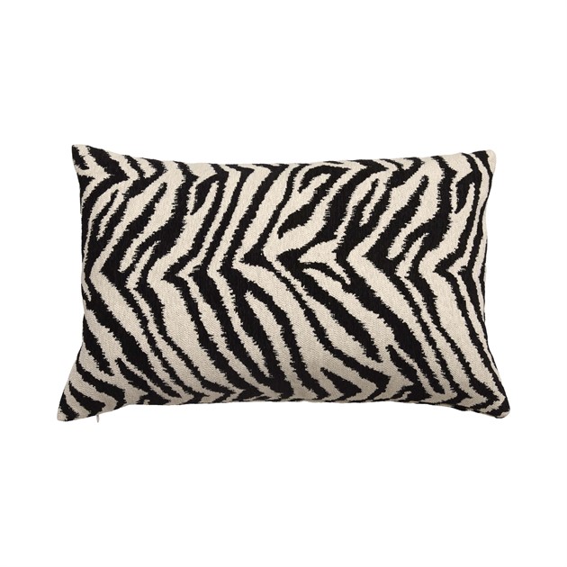 Kuddfodral / Zebra / Svart