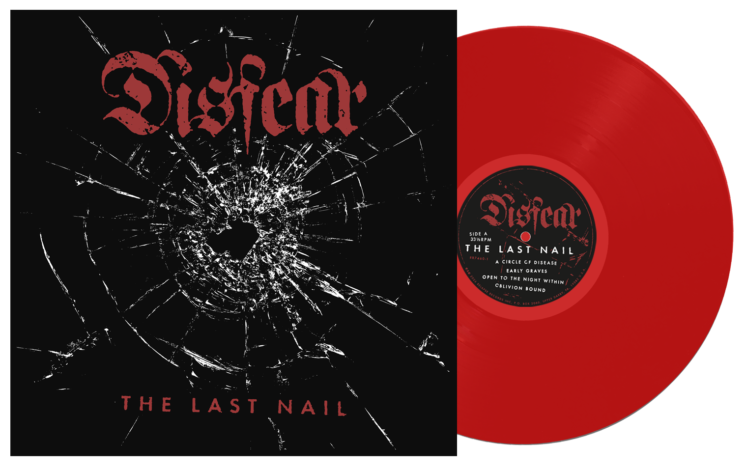 DISFEAR - The Last Nail LP RED VINYL(PRE-ORDER)
