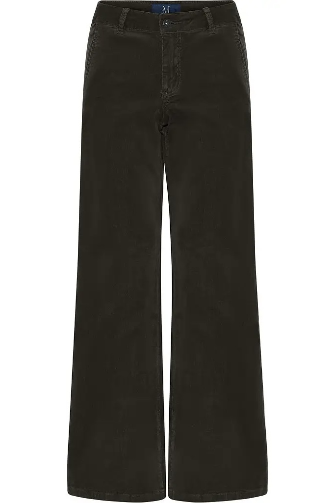 Mapp Jeans -  Chinos Flare Cord Chocolat - 2