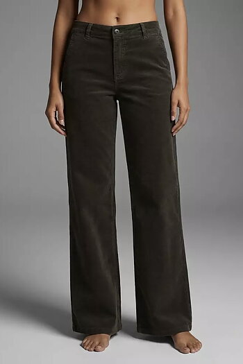 Mapp Jeans -  Chinos Flare Cord Chocolat