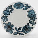 Stig Lindberg (Blue Aster 2000s) Charming Coffee Cup Saucer 13 cm