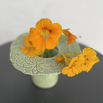 Saturn Vase med Mønster