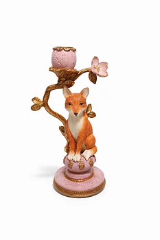 Ljusstake - Pink Fox