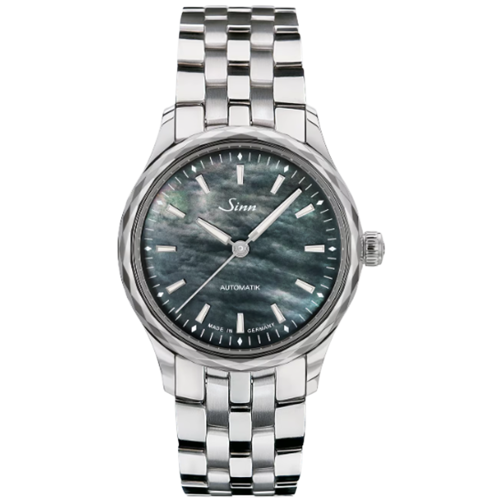Sinn 534 Mother of Pearl S lila läderband