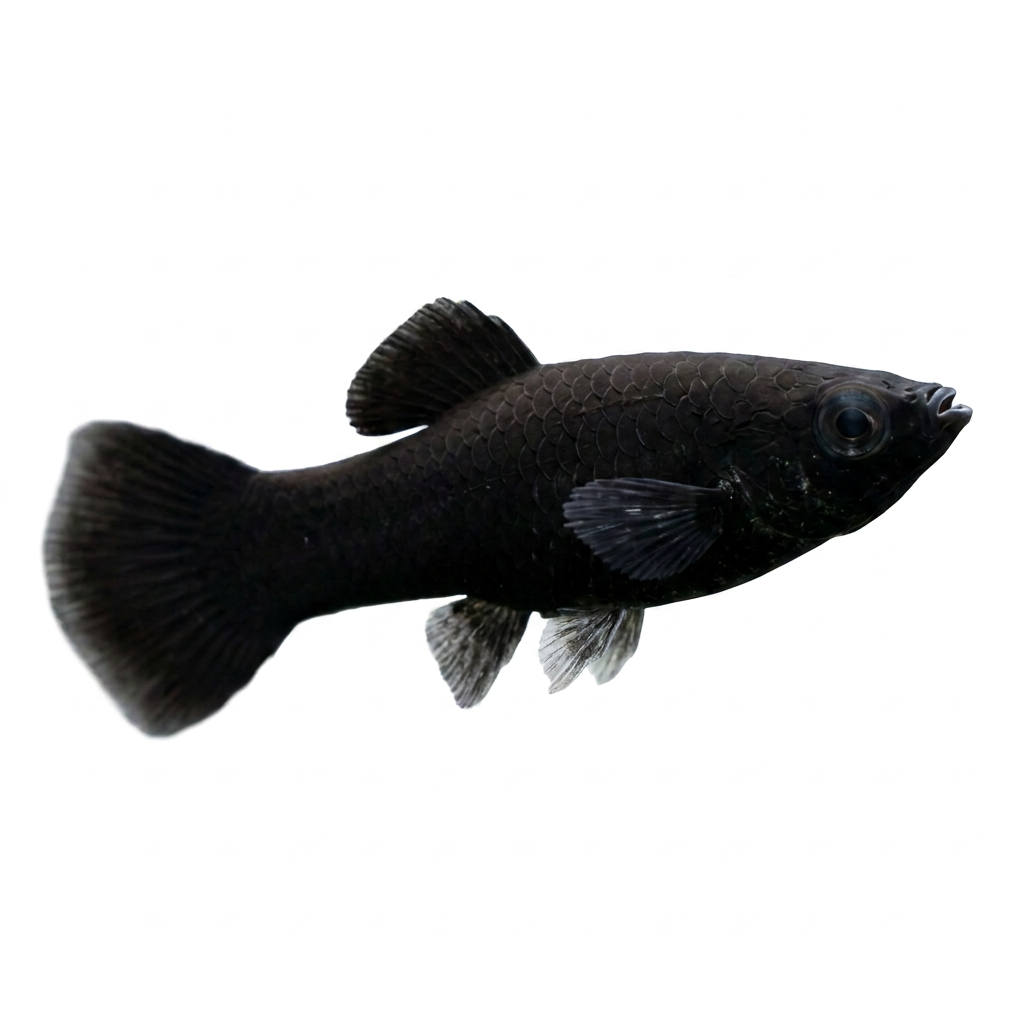 Molly Svart (Poecilia sphenops)