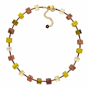 IAMLUND Chromatic halsband olivgrön