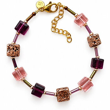 IAMLUND Chromatic armband vinröd