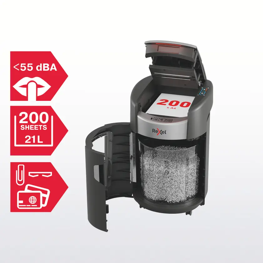 Dok.för Rexel ShredMax 200M P5 - 3