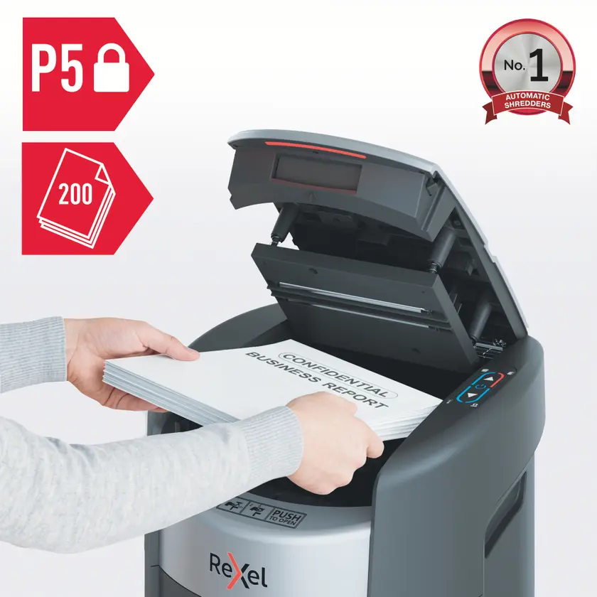 Dok.för Rexel ShredMax 200M P5 - 2