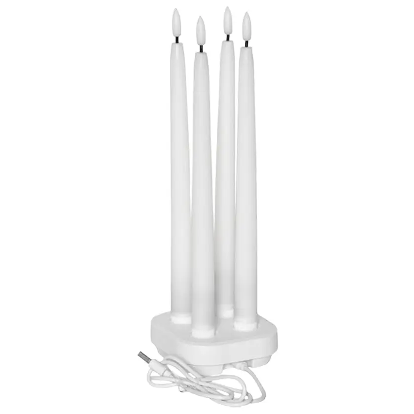 Antikljus LED Flamme Charge 4p