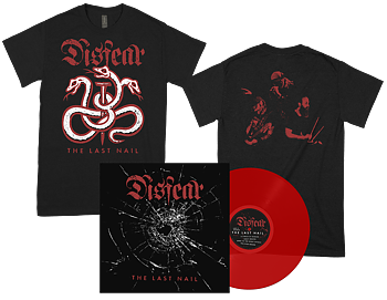DISFEAR - The Last Nail LP (RED Vinyl) + Hydra T-shirt BUNDLE (PRE-ORDER)