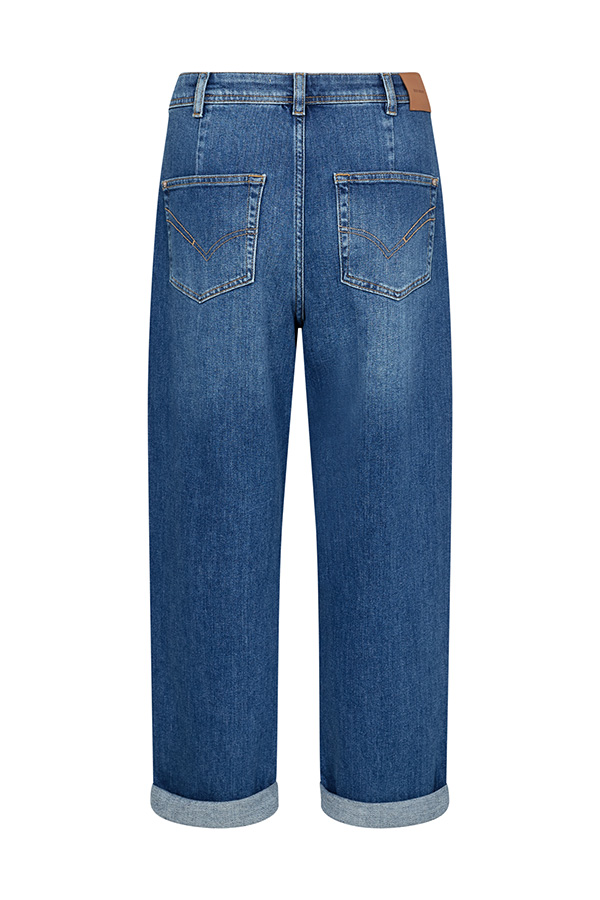 Mos Mosh - MMSandie Comfort Jeans Blue 30 tums benlängd - 4