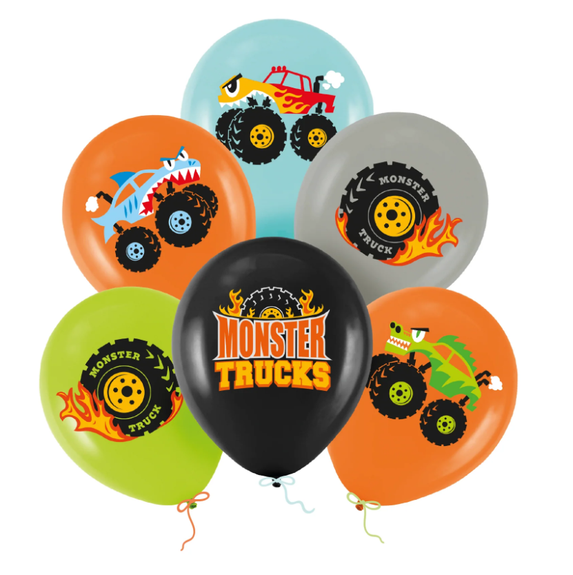 Ballonger - Monster trucks (6-pack)