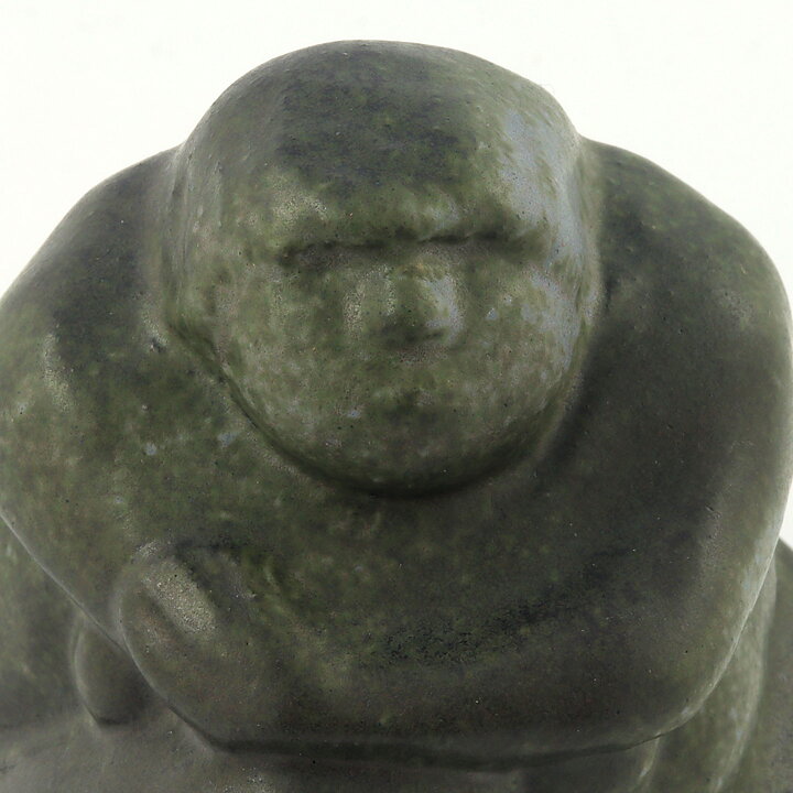 Åke Holm (1960s) Green Woman Sculpture 8 cm