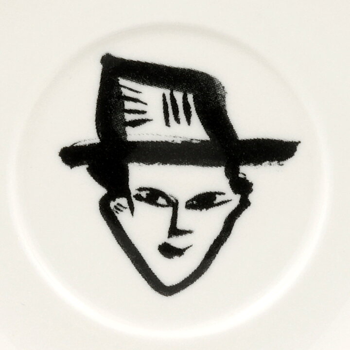 Ulrica Hydman–Vallien (People 1992) Teacup Saucer with Head Decor 16.5 cm  [Sample Images]  [Free Shipping]