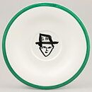 Ulrica Hydman–Vallien (People 1992) Teacup Saucer with Head Decor 16.5 cm  [Sample Images]  [Free Shipping]