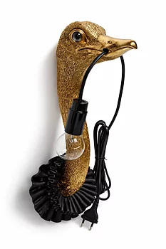 Vägglampa - Ostrich Noir