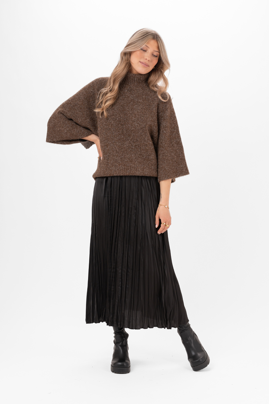Willow sweater coffee brown - 3