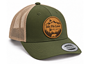 Snapback keps med läderpatch