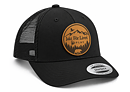 Snapback keps med läderpatch
