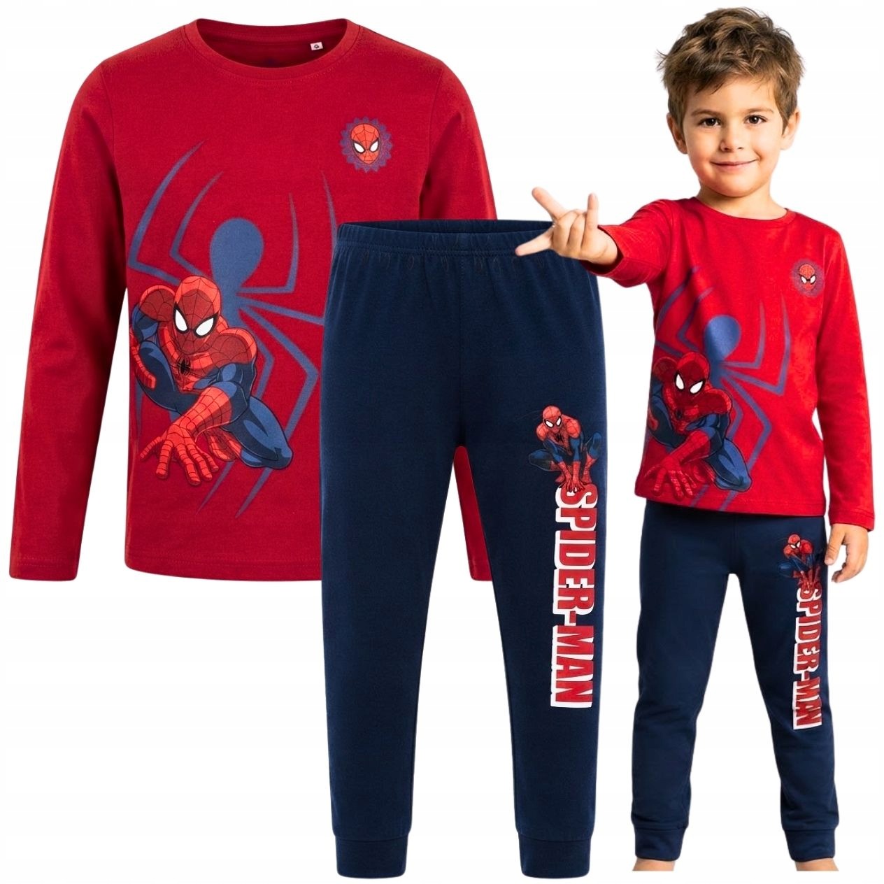 Spiderman Pyjamas Långärmad - 2
