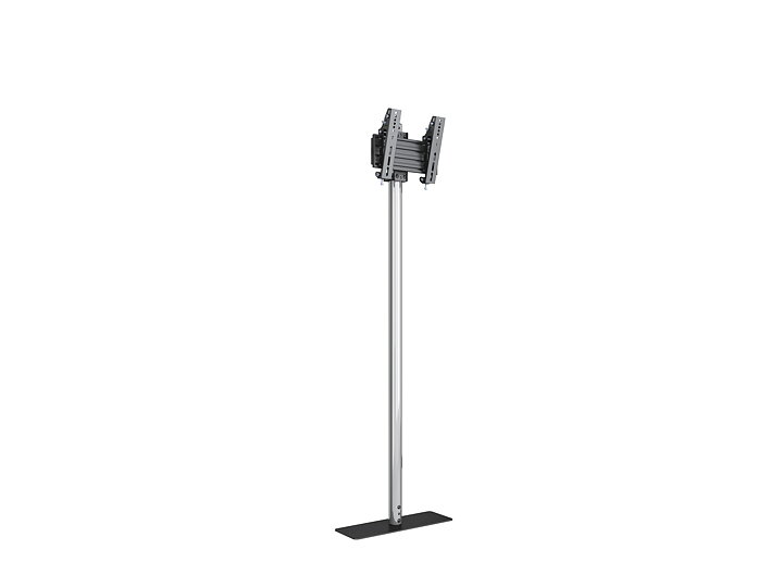 M Single Pole Floormount Pro 32"-65" VESA 200 Chrome