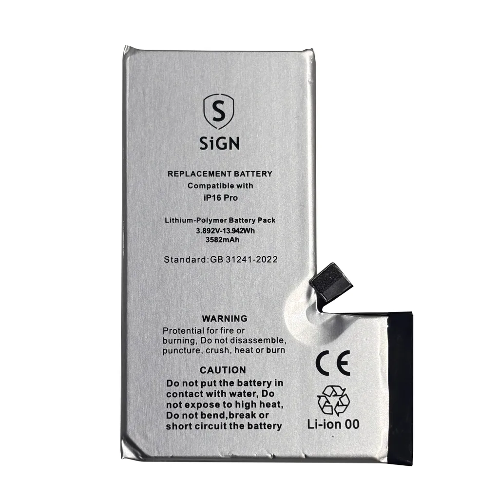 iPhone 16 Pro Batteri Med Tejp