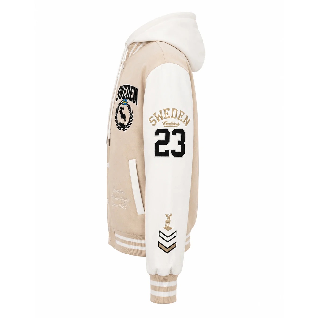 Beige College-Jacke Schweden - 2