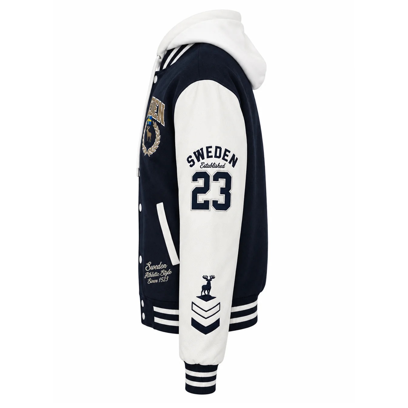 Navy College Jacke Schweden - 3