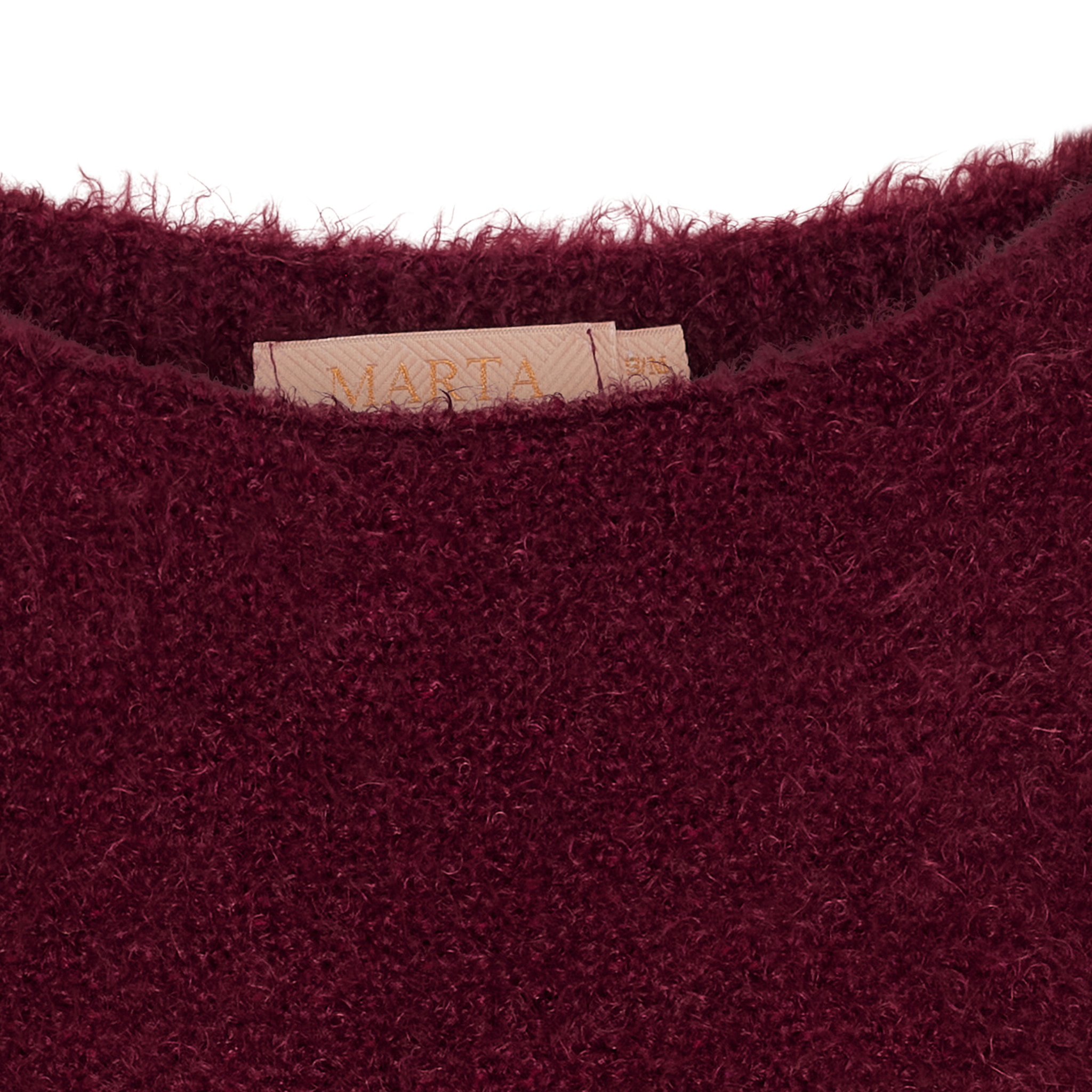MdcAnouk Knit Wine Vinröd Stickad Tröja