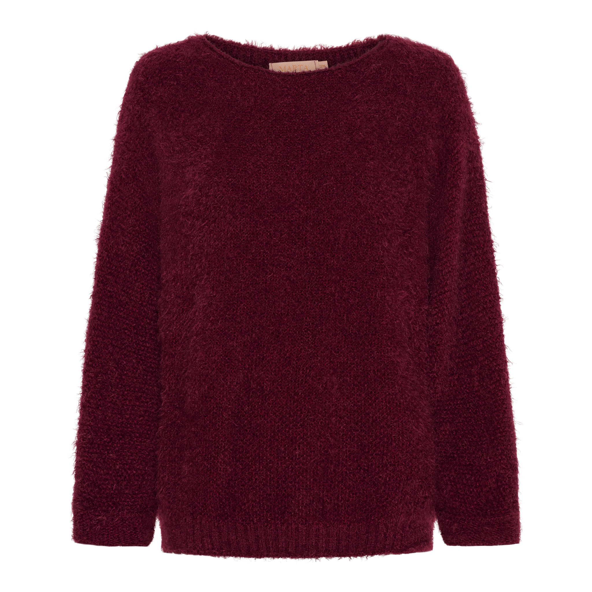 MdcAnouk Knit Wine Vinröd Stickad Tröja - 3