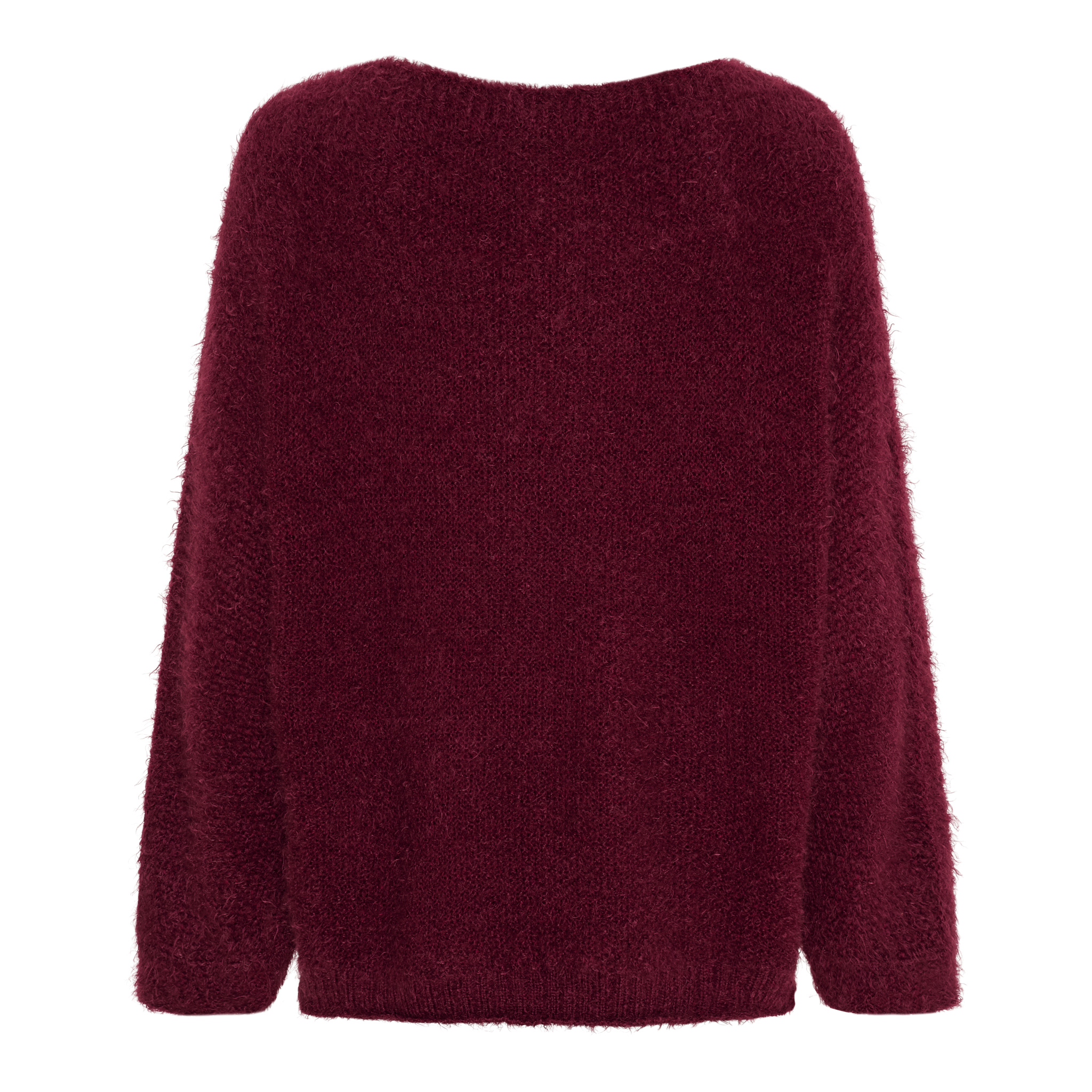 MdcAnouk Knit Wine Vinröd Stickad Tröja