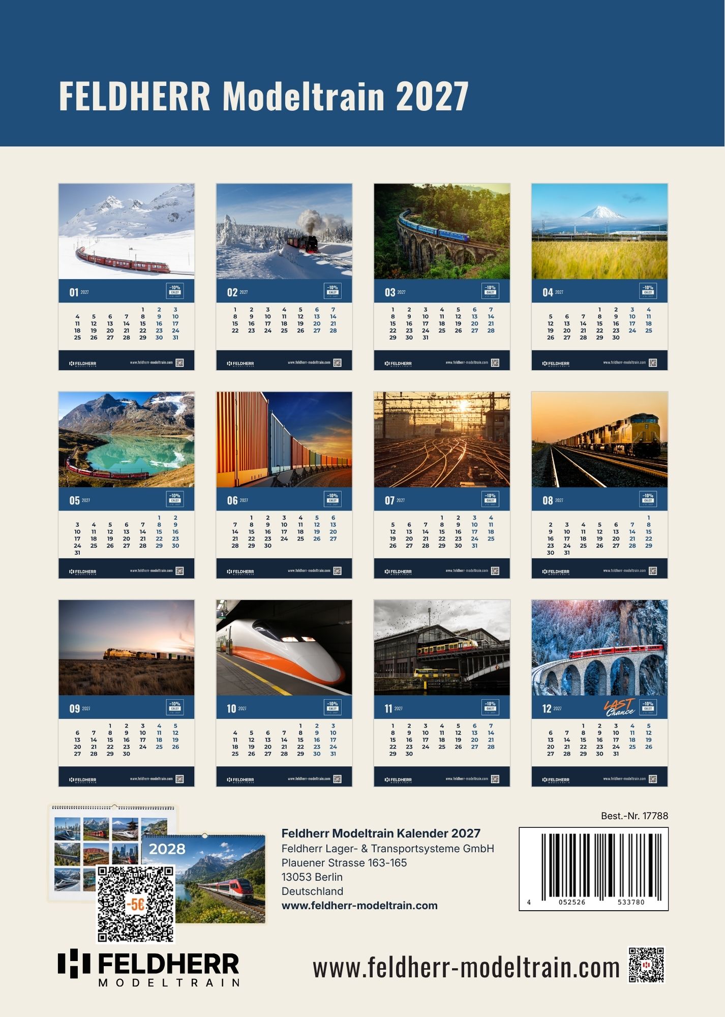 Feldherr kalender 2027 - 2