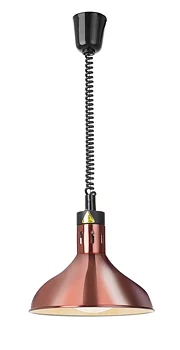 Värmelampa med utdragbar kabel, koppar