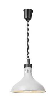 Värmelampa med utdragbar kabel, vit