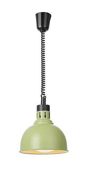 Värmelampa med utdragbar kabel, grön