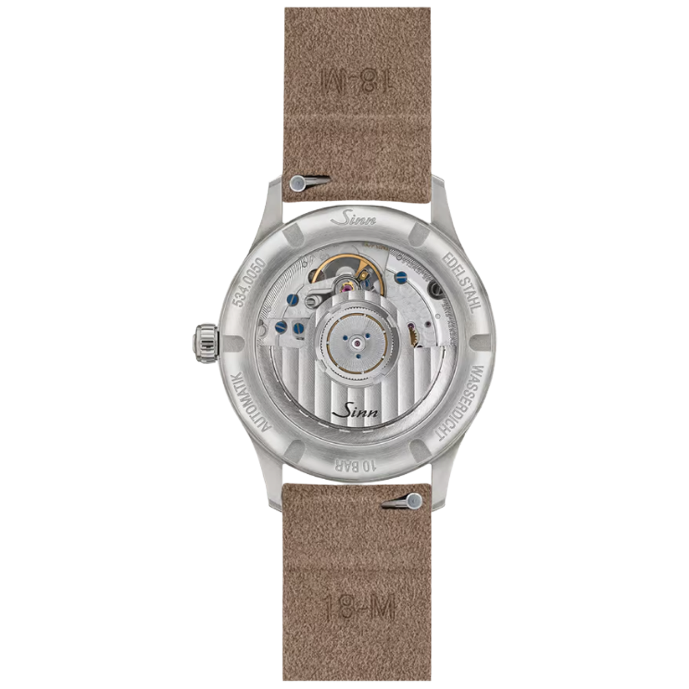 Sinn 534 Mother of Pearl w alcantara band 534.011 baksida