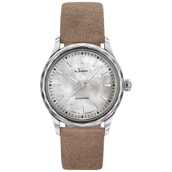 Sinn 534 Mother of Pearl w sand alcantara band 534.011 