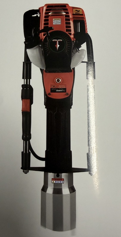Stolp- och pålmaskin, för 120 mm stolpar, 4-takts motor
