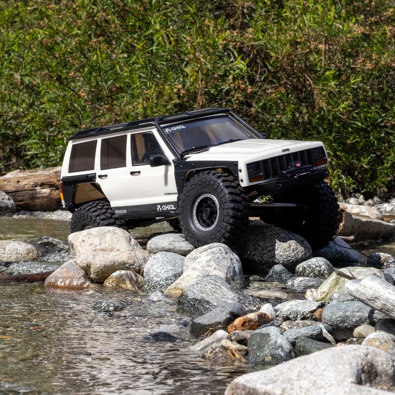 AXIAL 1/10 SCX10 III Jeep Cherokee XJ White - 9