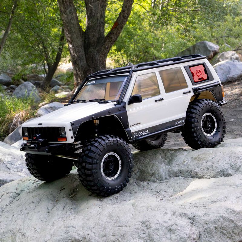 AXIAL 1/10 SCX10 III Jeep Cherokee XJ White - 13